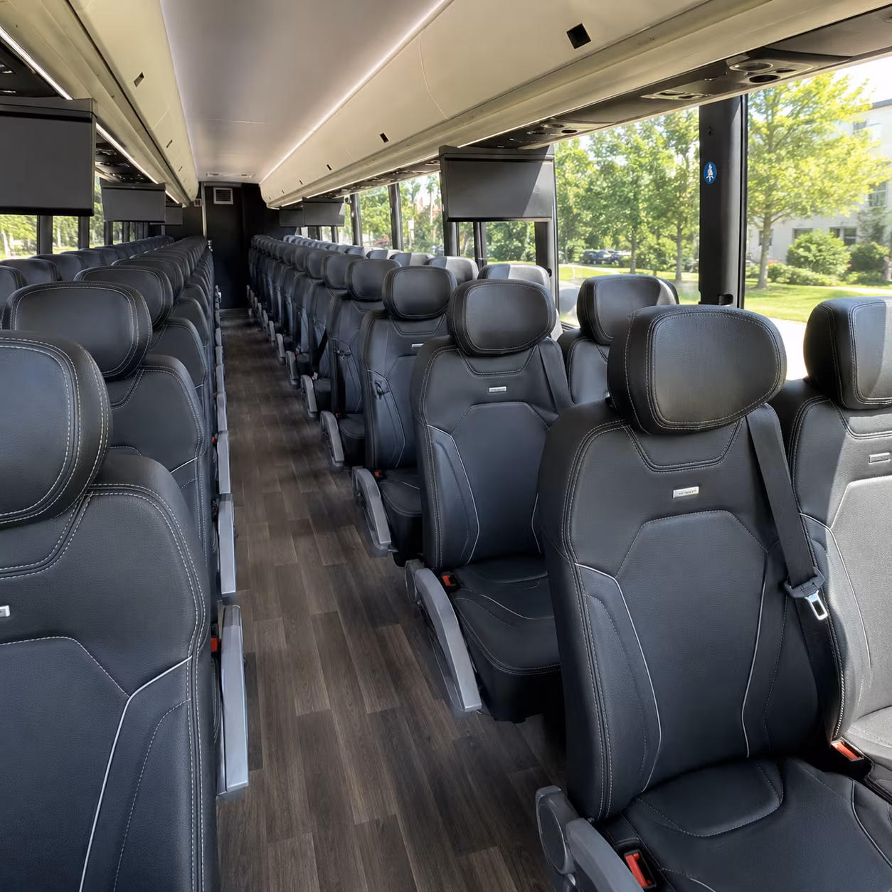 augusta charter bus interior