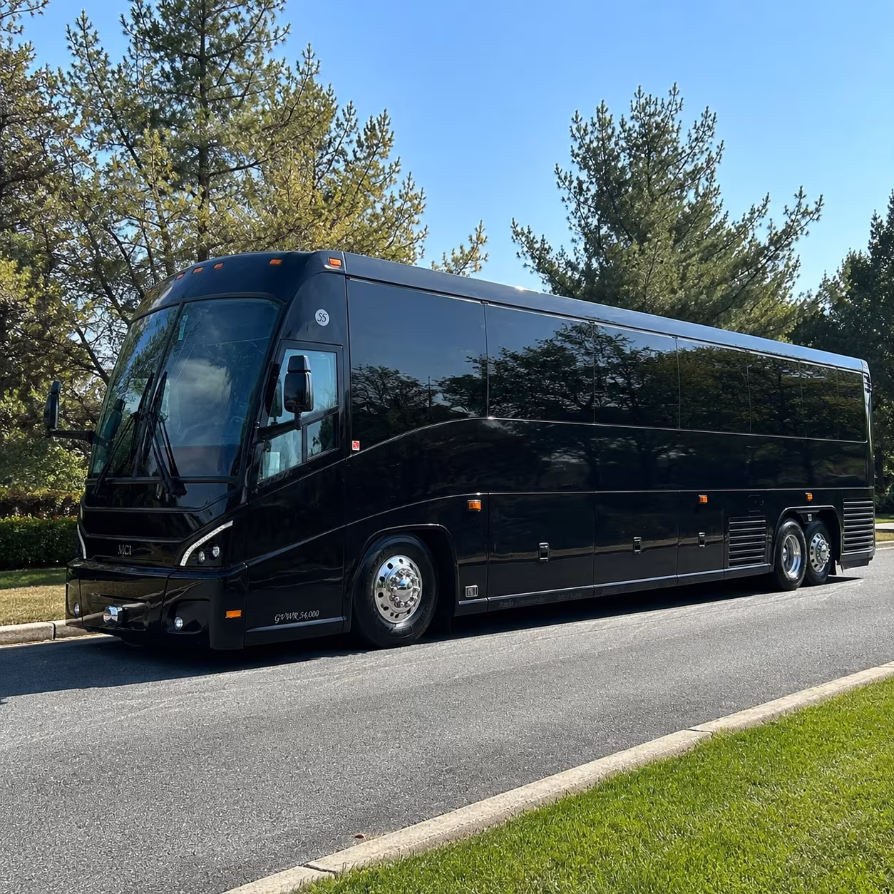 augusta charter bus services exterior