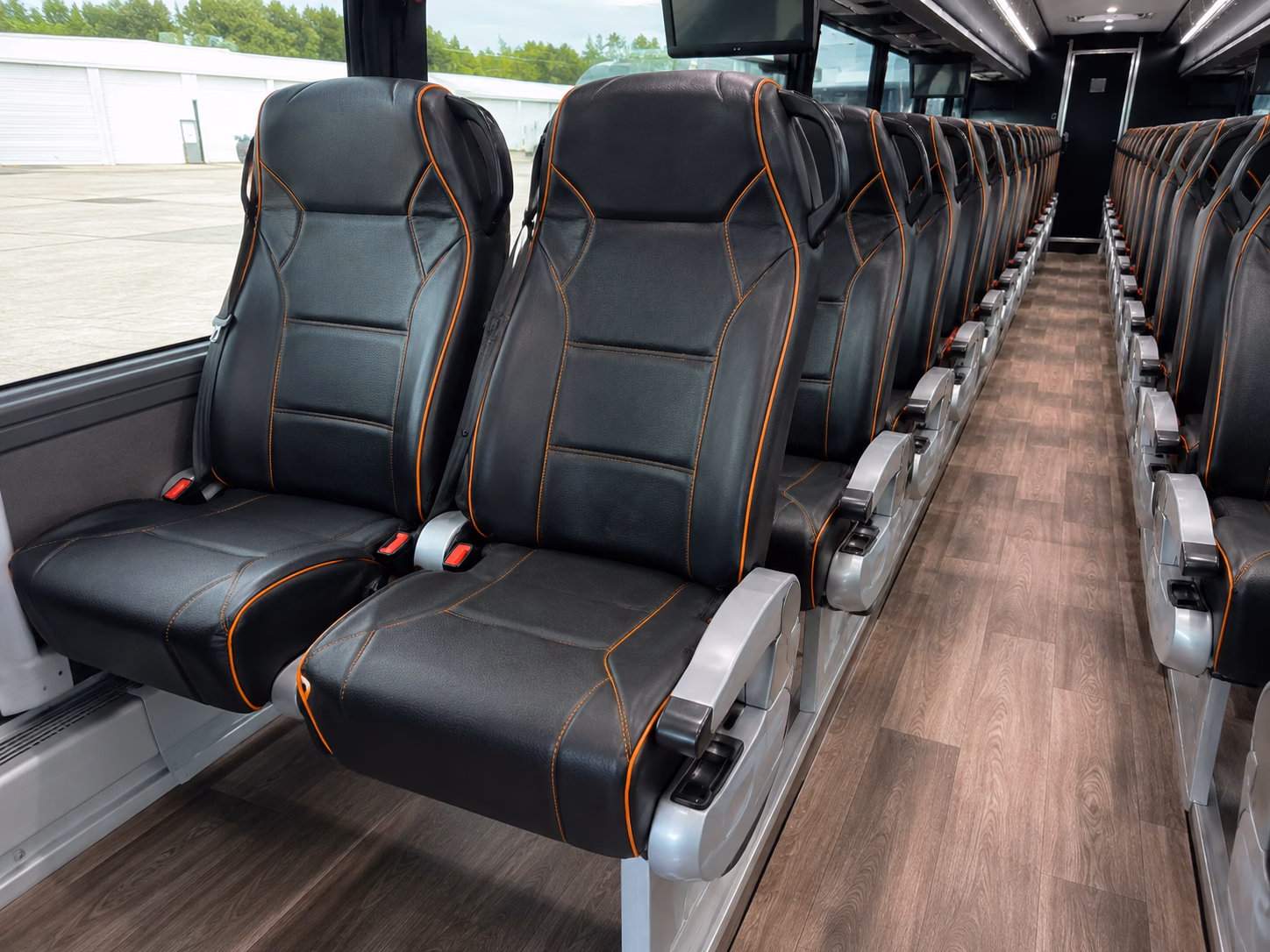 augusta construction and film crew shuttle buses